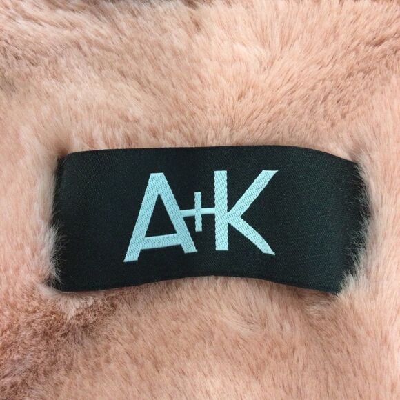 A+K Jacket Parka Women’s Size L Green Pink Removable Faux Fur Lining & Hood - Picture 4 of 12